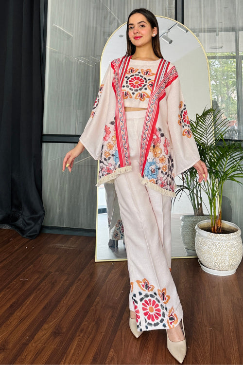 Beige & Bloom 3 Piece Co-ord Set